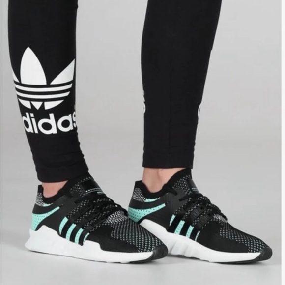 adidas Shoes - Adidas Equipment ADV / 91-16 Black/Aqua Sea Foam